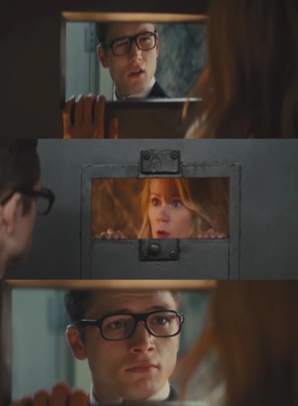 Create meme: Hannah Ahlstrom Kingsman Secret Service, a frame from the movie