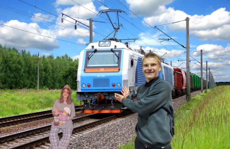 Создать мем: поезд ржд, белорусские поезда, беларуская чыгунка