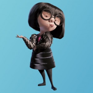 Create meme: the incredibles fashion designer, Edna from the incredibles, the incredibles cartoon Edna