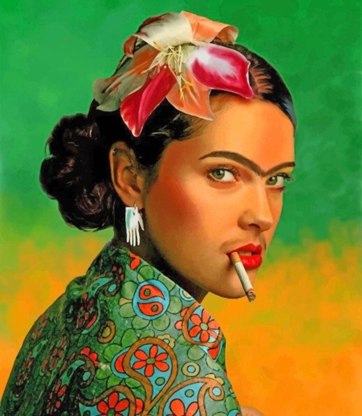 Create meme: Frida Kahlo , Callo Frida, frida Kahlo portrait