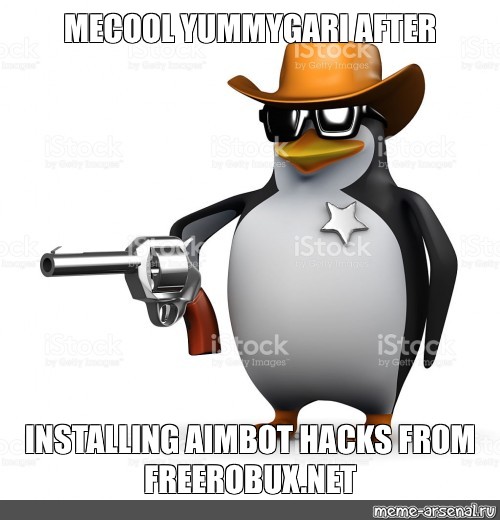 Meme Mecool Yummygari After Installing Aimbot Hacks From