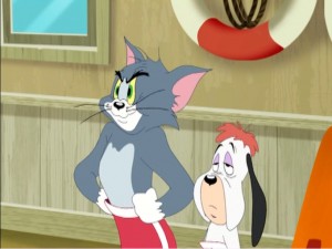 Create meme: cartoon Tom and Jerry new series, Tom and Jerry