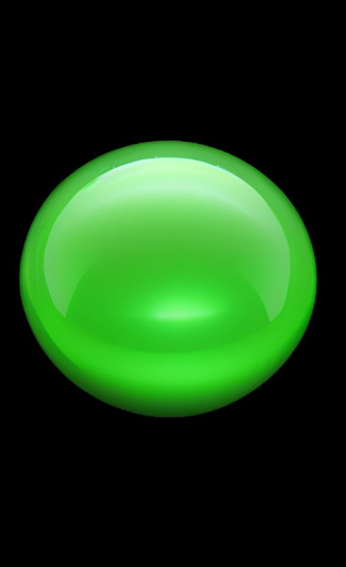 Create meme: the ball is green, The green sphere, a green circle on a transparent background