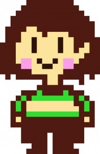 Создать мем: чара undertale, пиксельная чара из андертейл 32х32, chara undertale пиксельная