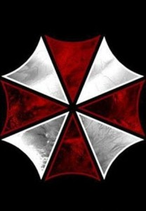 Создать мем: амбрелла гиф, амбрелла обитель зла 2002, umbrella corporation обои на телефон