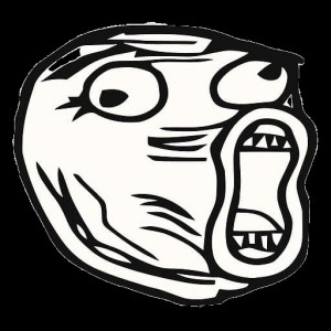 Create meme: rage face, memes, Troll face