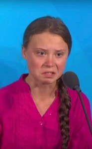 Create meme: Greta Thunberg