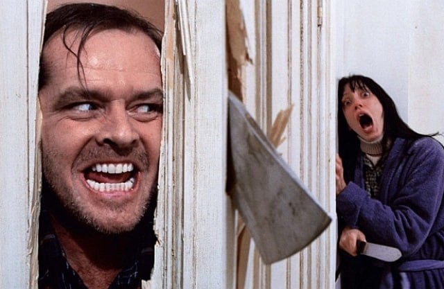 Create meme: Jack Nicholson shining meme, lights , the shining axe