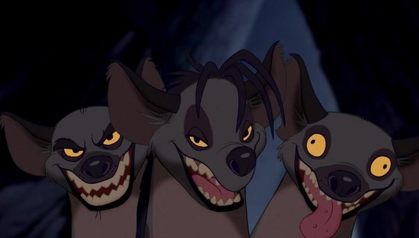 Create meme: hyena ed, hyena shenzi, three hyenas the lion king