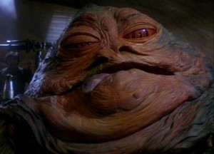 Create meme: Jabba the Hutt 1977, Jabba the Hutt