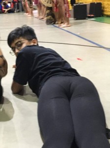 Создать мем: yoga pants, ass, booty