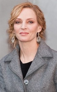 Create meme: uma Thurman resemblance, uma Thurman now photo 2019, the daughter of uma Thurman in one day in Hollywood