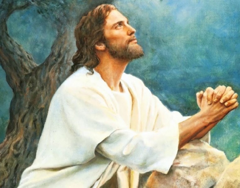 Create meme: Jesus is god, jesus praying, Jesus Christ prayer