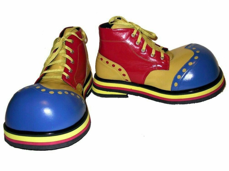 Create meme: jordan clown shoes, nikulin 's clown shoes, clown shoes