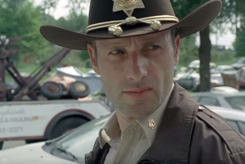 Create meme: Rick Grimes, the walking dead , Andrew Lincoln