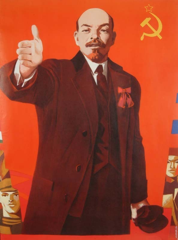 Create meme: Lenin poster , Lenin revolution poster, posters of the USSR Lenin