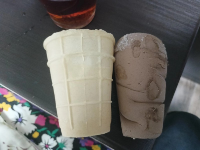 Create meme: a glass of ice cream, waffle cup ice cream, ice cream 