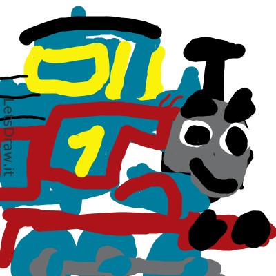 Create meme: depot 17 thomas, trains, thomas locomotive cartoon