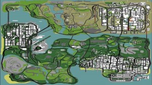 Create meme: a map of all stars in GTA San Andreas, map gta san andreas, map GTA sa Andreas oysters