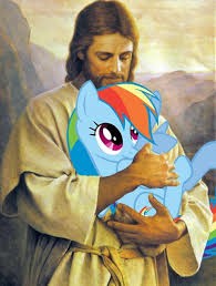 Create meme: Pony Jesus, jesus , Obi Wan Jesus