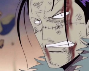 Create meme: crocodile one piece, the death of Neji, crocodile GIF