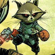 Create meme: raccoon from guardians of the galaxy comics, raccoon rocket, rocket raccoon art comic