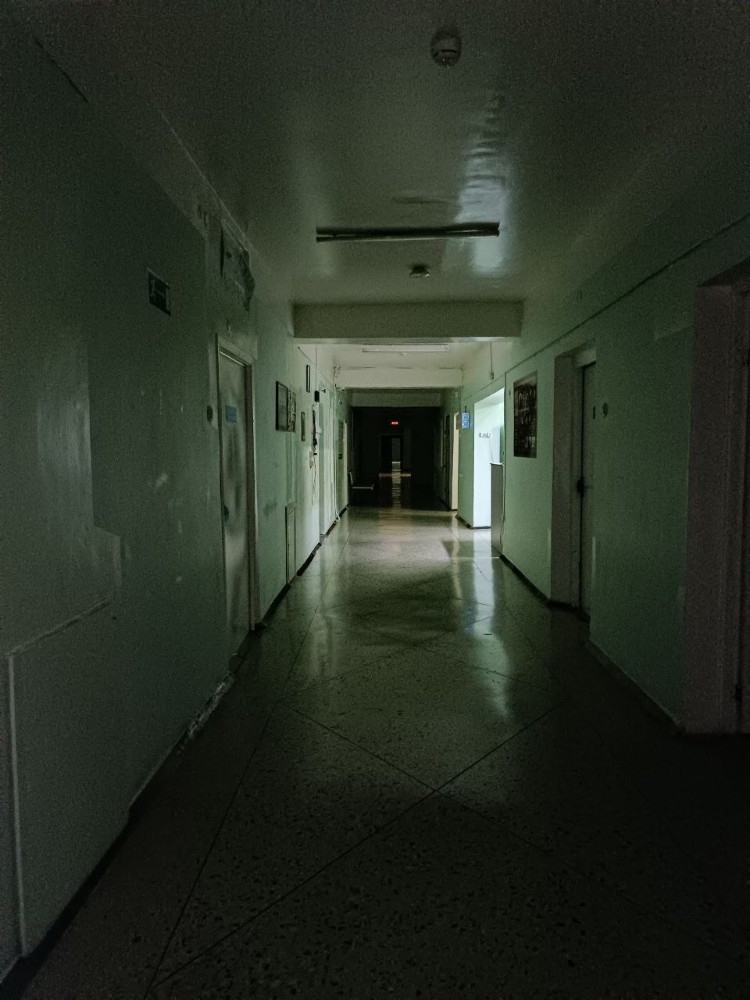 Create meme: the dark corridor of the hospital, dark corridor, hospital corridor