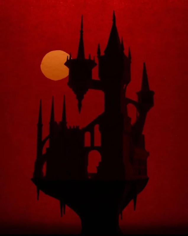 Create meme: Castlevania Dracula's castle, dracula's castle, Halloween 