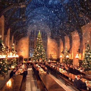 Create meme: Harry Potter, Harry Potter Hogwarts Christmas, Harry Potter Christmas at Hogwarts