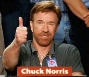 Create meme: Chuck Norris Approves