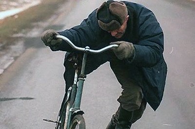 Create meme: stole the bike, on the bike , man on bike