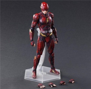 Create meme: figure flash, reverse flash action figures from play arts, the flash costume from justice League