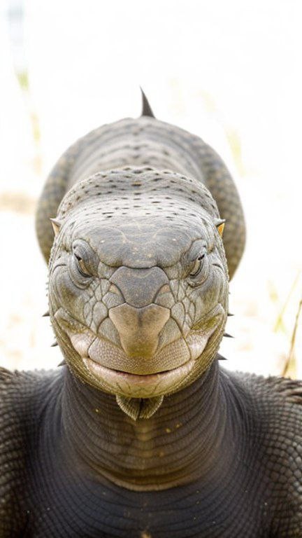 Create meme: Komodo dragon, The big lizard, reptiles 