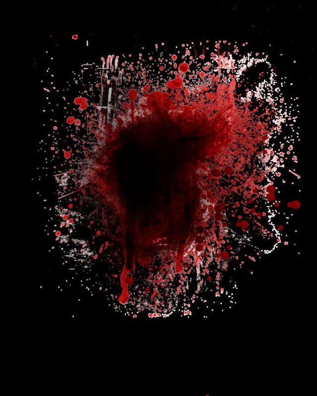 Create meme: black background with blood, bloodstains on a black background, blood spatter
