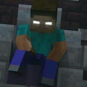 Create meme: minecraft herobrine