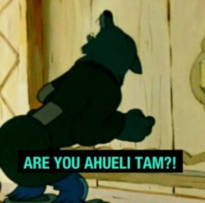 Создать мем: мультфильм, are you ahueli tam, Недовольный волк