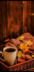 Create meme: autumn coffee