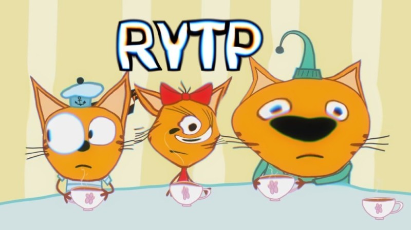 Create meme: three cats , three cats rytp, three cats ritp
