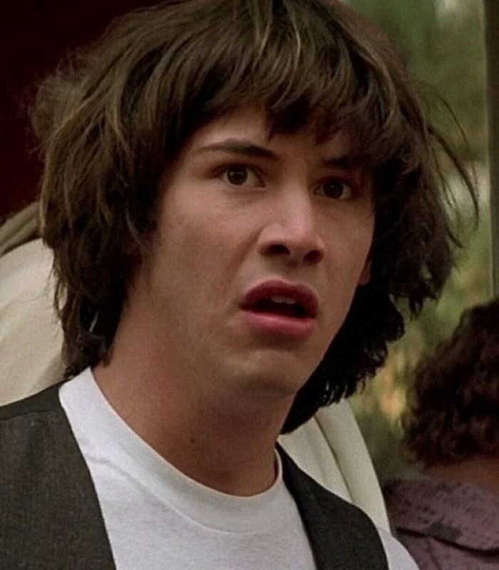 Create meme: Keanu Reeves , a young Keanu Reeves meme, what if meme