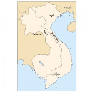 Создать мем: дананг на карте вьетнама, вьетнам и лаос на карте, сайгон вьетнам на карте