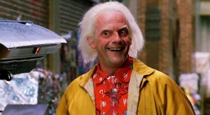 Create meme: space, back to the future 2, Emmett brown