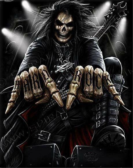 Create meme: dark arts, rock metal, skull rock