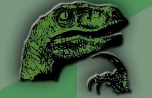 Create meme: dinosaur philosopher , dinosaur thinking meme, dinosaur meme