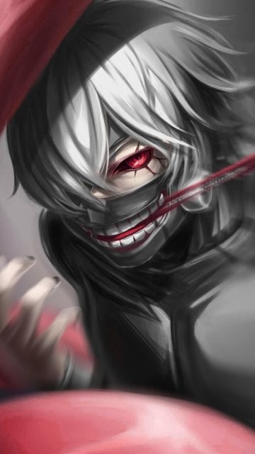 Создать мем: аниме токийский гуль, kaneki ken, канеки