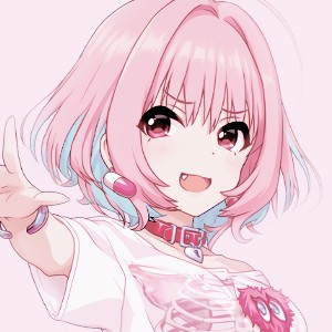 Создать мем: аниме девушки с розовыми волосами, riamu yumemi футболка, розовые волосы аниме