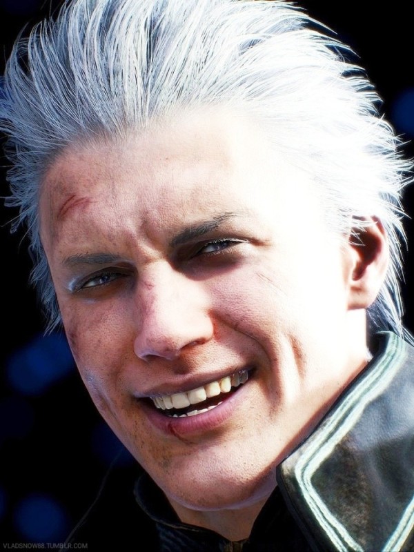 Создать мем: вергилий dmc 5, вергилий, вергилий дмс 5 улыбается