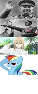 Create meme: pony, pony rainbow, best anime