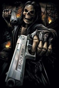 Create meme: grim reaper, death, skull of death