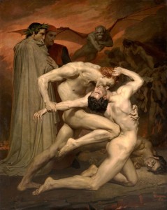 Create meme: William Bouguereau, William Bouguereau Dante and Virgil in hell, Adolphe William Bouguereau Dante and Virgil in hell