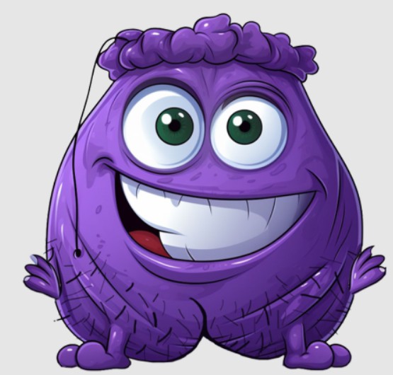 Create meme: monster, magic corporation toys, purple monster